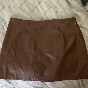 A&F leather skirt NWOT